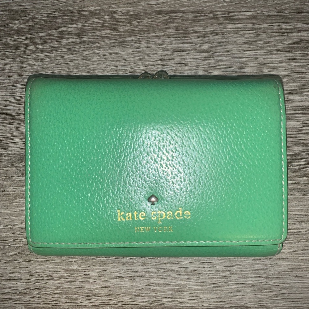 Kate Spade Green Clutch Wallet